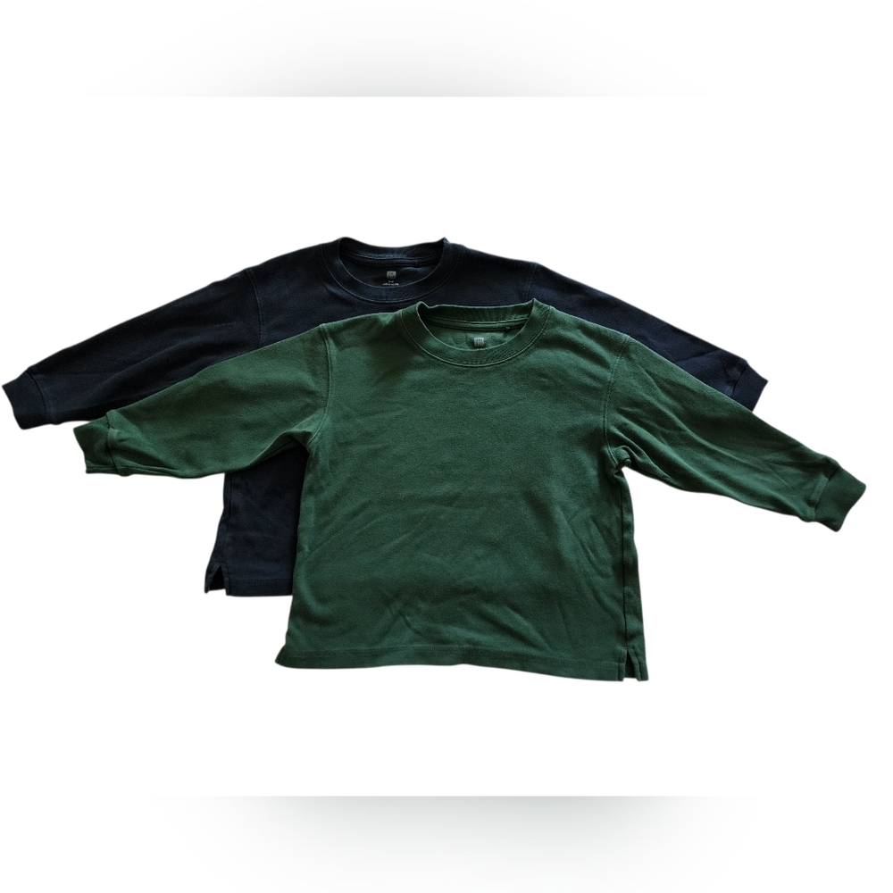 UNIQLO Boys Long Sleeve Shirt Bundle – Size 3-4Y (2-Pack)